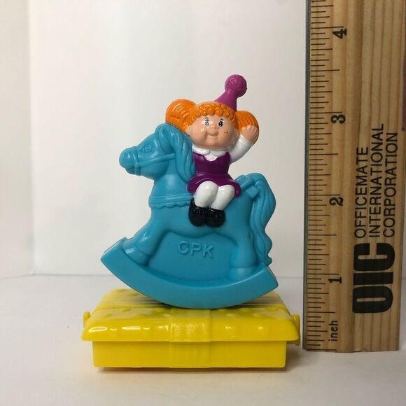 1994 Happy Birthday cabbage patch kids rocking horse train #8 McDonalds meal toy - Picture 7 of 7